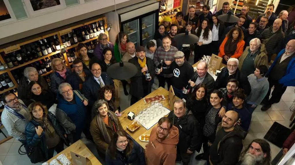 Inauguraci&oacute;n da mostra, esta terza feira 9 de decembro, en Compostela. (Foto: Arxina)