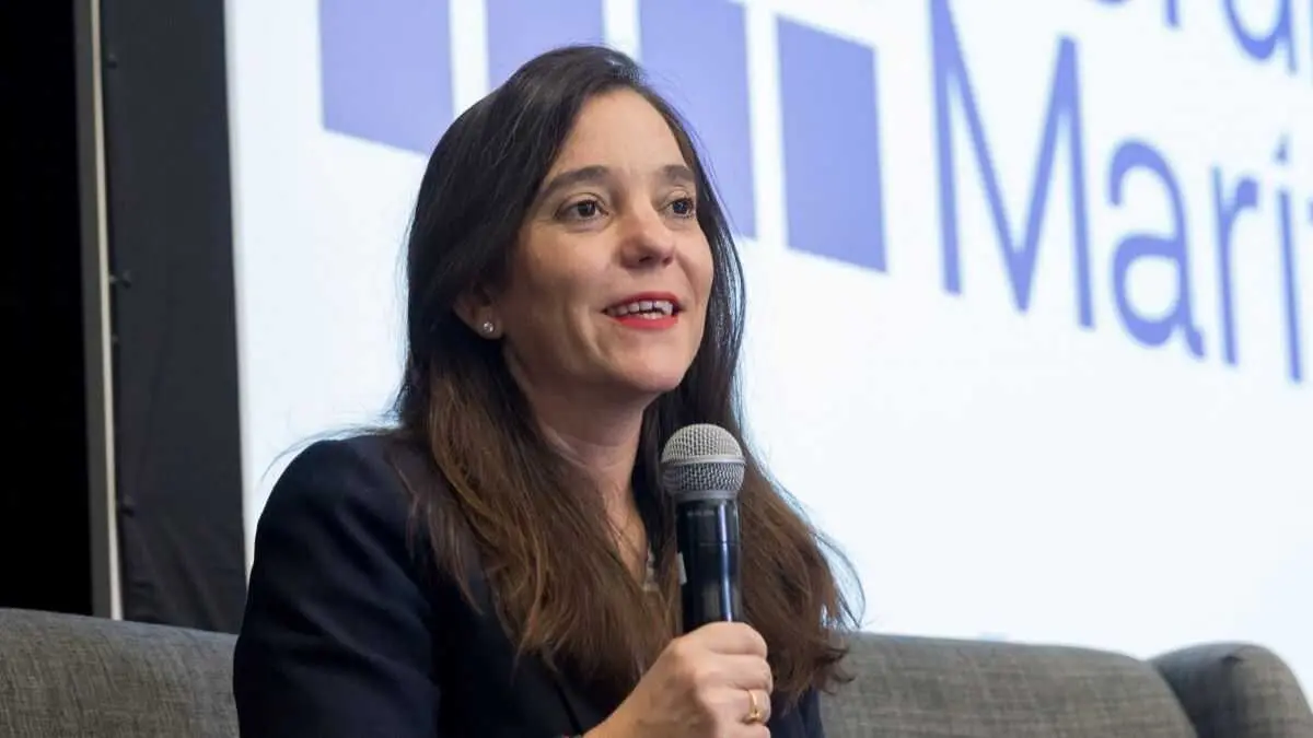 A alcaldesa da Coru&ntilde;a, In&eacute;s Rei, o 21 de novembro. (Foto: N&oacute;s Diario)