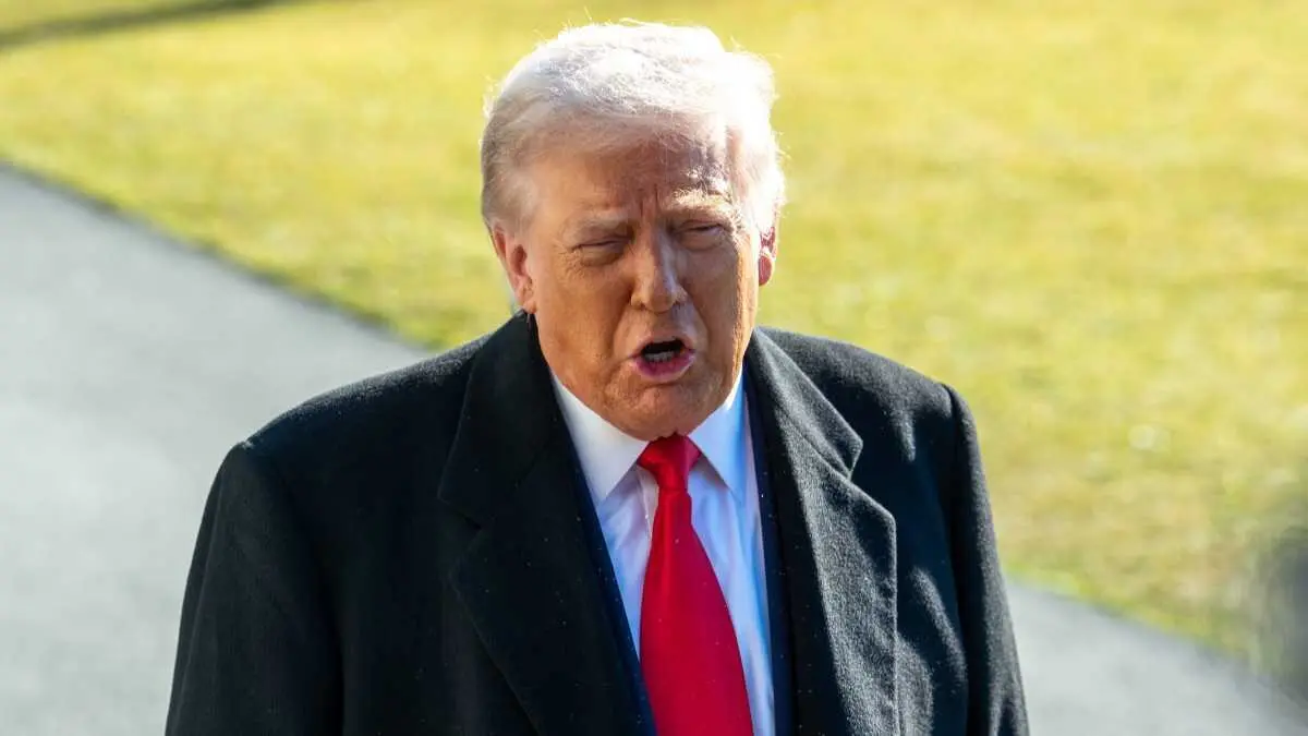 Donald Trump, o 13 de xaneiro de 2026. (Foto: Andrew Leyden / ZUMA Press Wire / dp / DPA)