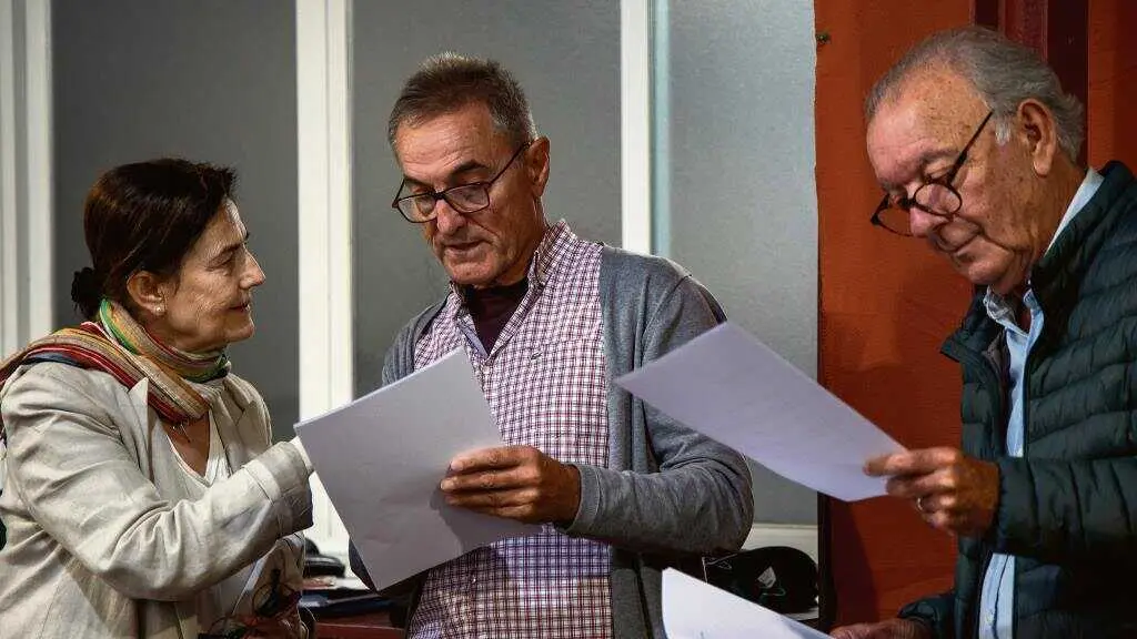 Eva Veiga, Manuel Lemos e Santiago Fern&aacute;ndez. (Foto: Manuel Lemos)