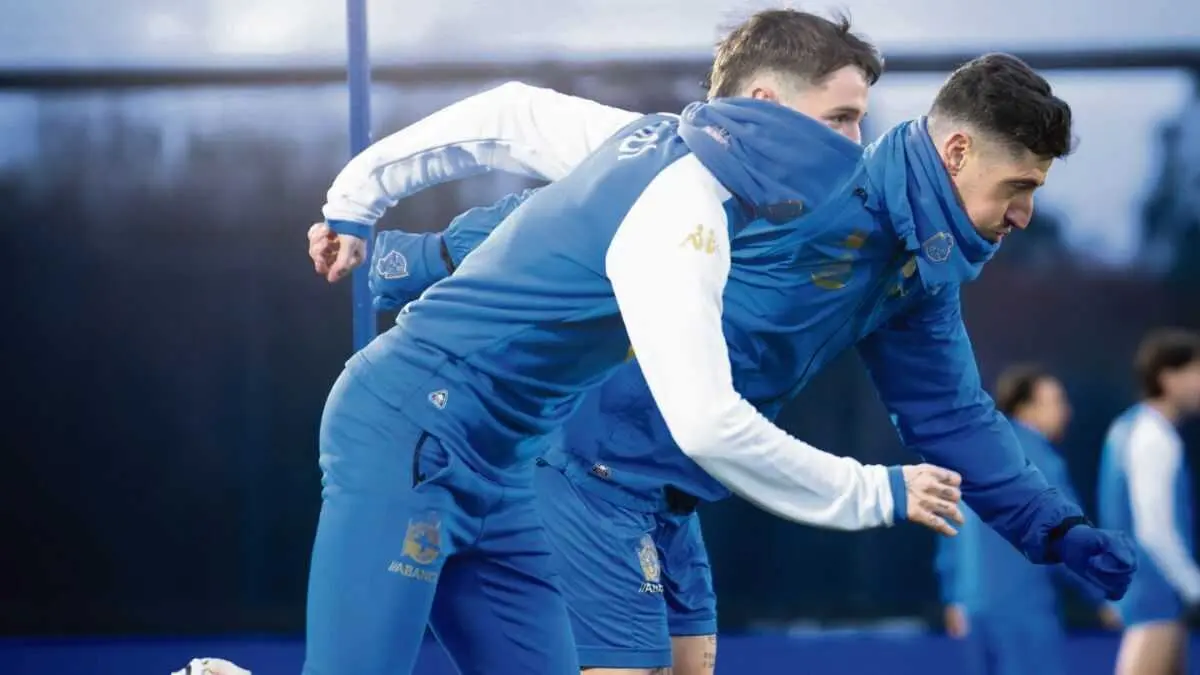 &Uacute;ltimo adestramento do Deportivo antes do Almer&iacute;a (Foto: RC Deportivo).