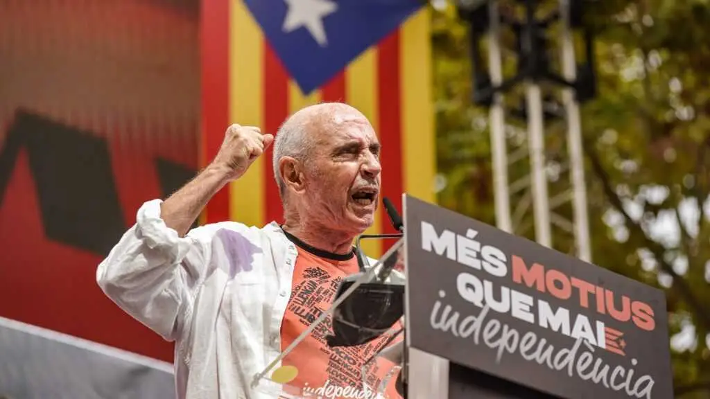 O presidente de la ANC, Llu&iacute;s Llach. (Foto: Alberto Paredes / Europa Press)