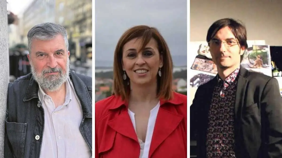 Manuel Bragado, Montse Fajardo e Kiko Dasilva. (Foto: Xan Carballa - N&oacute;s Diario - Ana Isabel Rey Lamas)