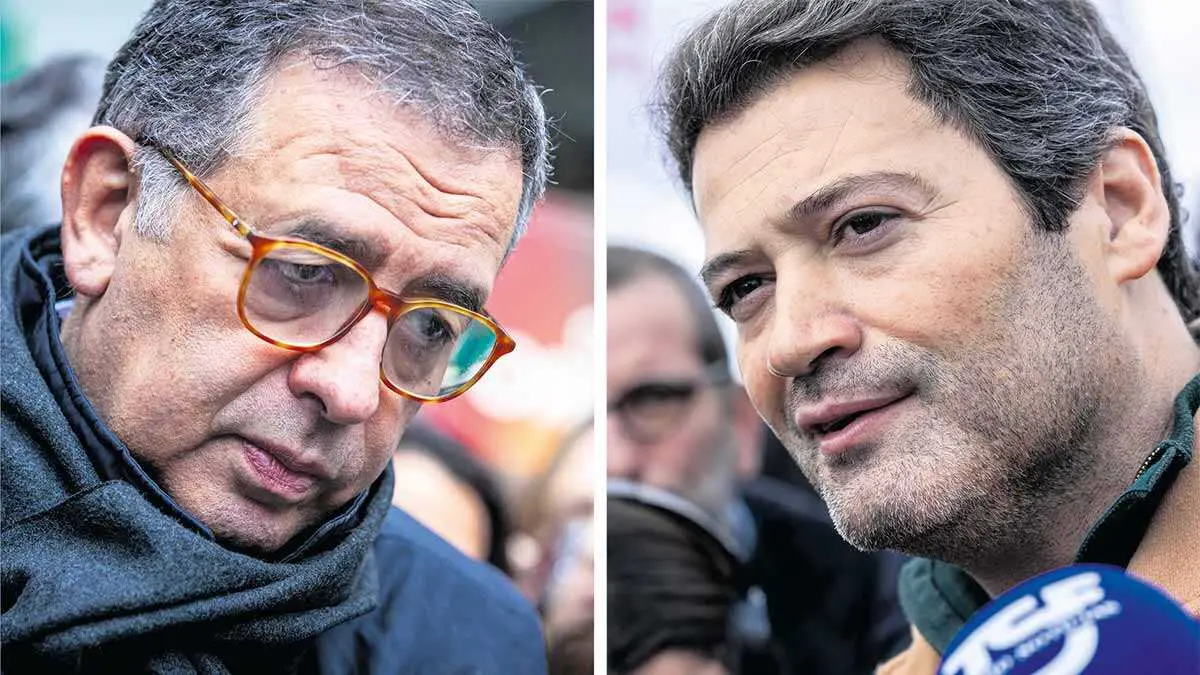 Ant&oacute;nio Jos&eacute; Seguro e Andr&eacute; Ventura concorren en segunda volta &aacute;s elecci&oacute;ns presidenciais de Portugal o 8 de febreiro. (Foto: Europa Press / Contacto / Diogo Baptista)