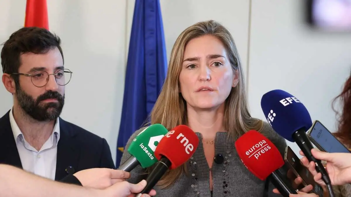 A ministra para a Transici&oacute;n Ecol&oacute;xica, Sara Aagesen, esta terza feira. (Foto: Marta Fern&aacute;ndez / Europa Press)