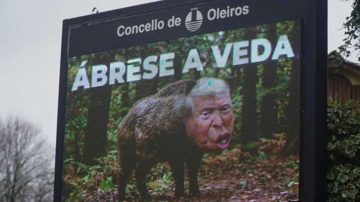 Campa&ntilde;a do Concello de Oleiros. (Foto:  Gustavo de la Paz / Europa Press)