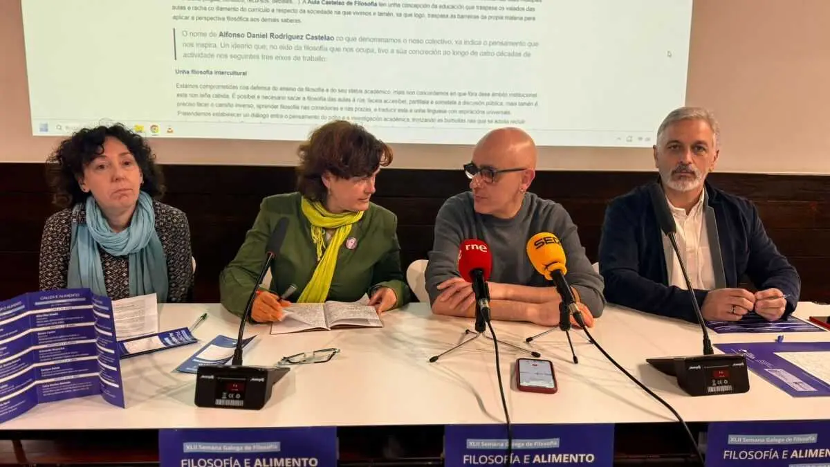 Peinado, Pazos, Cend&oacute;n e Rax&oacute; (esquerda a dereita)