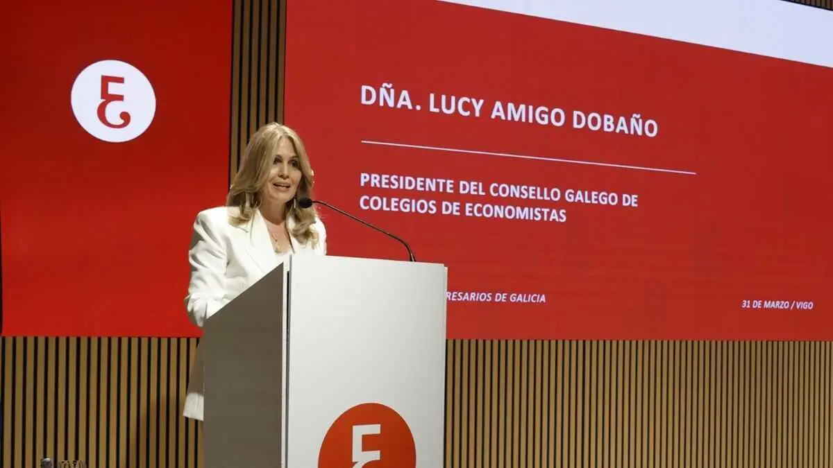 Lucy Amigo, nova presidenta do Consello Galego de Economistas. (Foto: Consello Galego de Economistas)