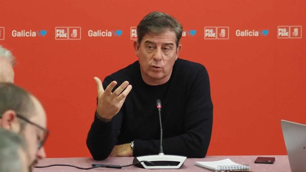 O secretario xeral do PSdeG, Jos&eacute; Ram&oacute;n G&oacute;mez Besteiro. (Foto: N&oacute;s Diario)