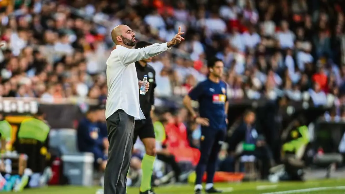 O adestrador do Celta, Claudio Gir&aacute;ldez, no partido deste pasado domingo en Mestalla (Val&egrave;ncia). (Foto: AFP7 / Europa Press)