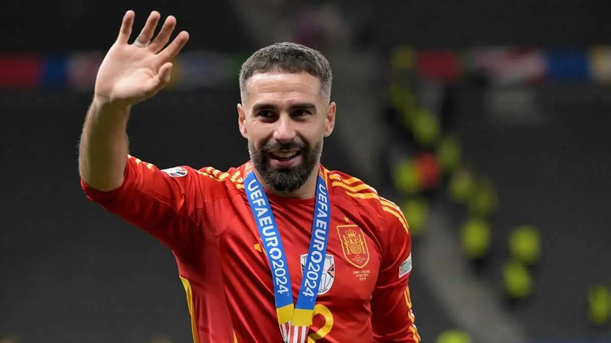Arquivo. O xogador de f&uacute;tbol Dani Carvajal (Foto: Federico Gambarini dpa)