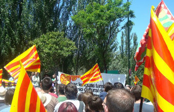 Manifestación en Aragón