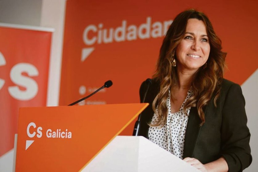 Beatriz Pino, portavoz de Ciudadanos na Galiza. 