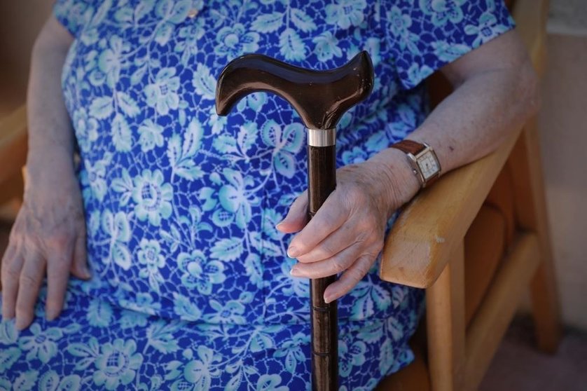 Unha anciá nunha residencia (Imaxe: Europa Press)