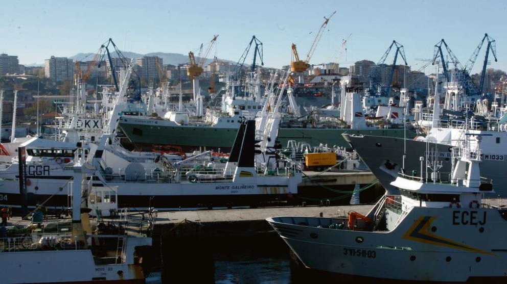O porto de Vigo concentra o 80% da frota das Malvinas. (Foto: Europa Press)