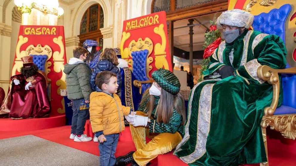 Recepción aos Reis Magos na Coruña (Foto: Andy Pérez).