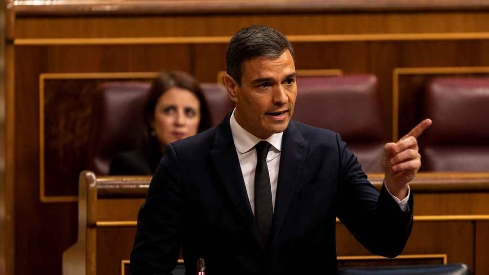Pedro Sánchez, no Congreso, nunha imaxe de arquivo (Foto: Europa Press).