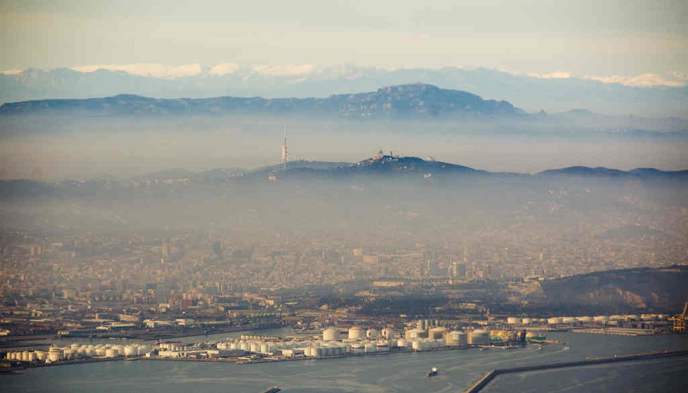 Contaminación atmosférica en Barcelona (Catalunya) en 2021. (Foto: Enrichetta Cardinale / Institut Ramon Llull)