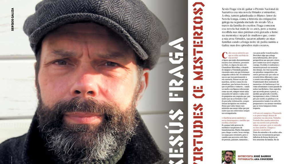 O semanario recolle unha entrevista ao escritor Xesús Fraga. (Foto: Nós Diario)
