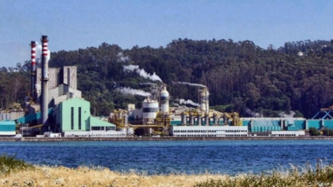 Factor&iacute;a de ENCE na R&iacute;a de Pontevedra
