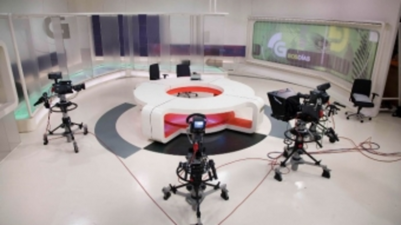 Plat&oacute; dos informativos da TVG