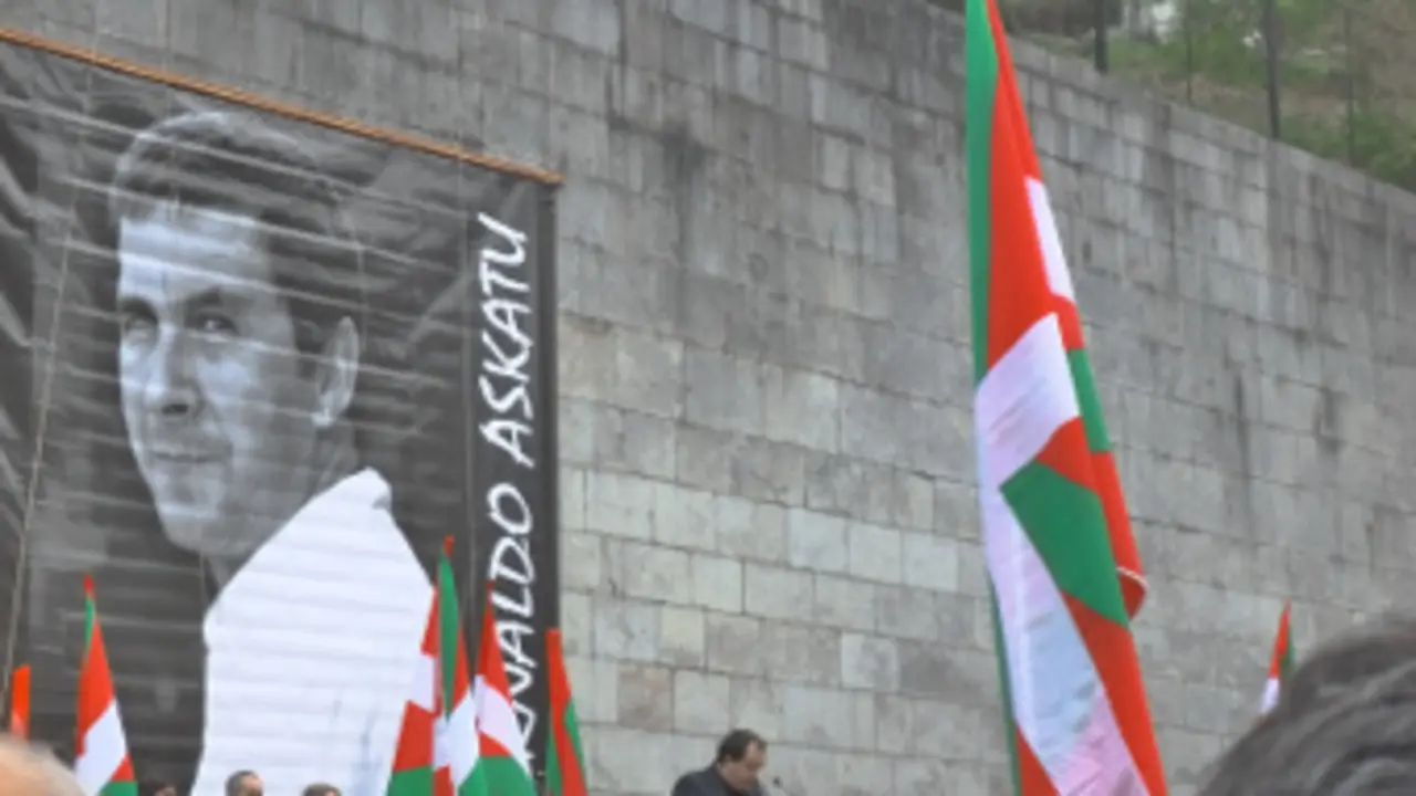 Manifestaci&oacute;n pola liberdade de Otegi