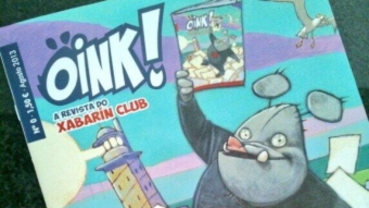 Capa do n&uacute;mero 0 da Revista 'Oink!'