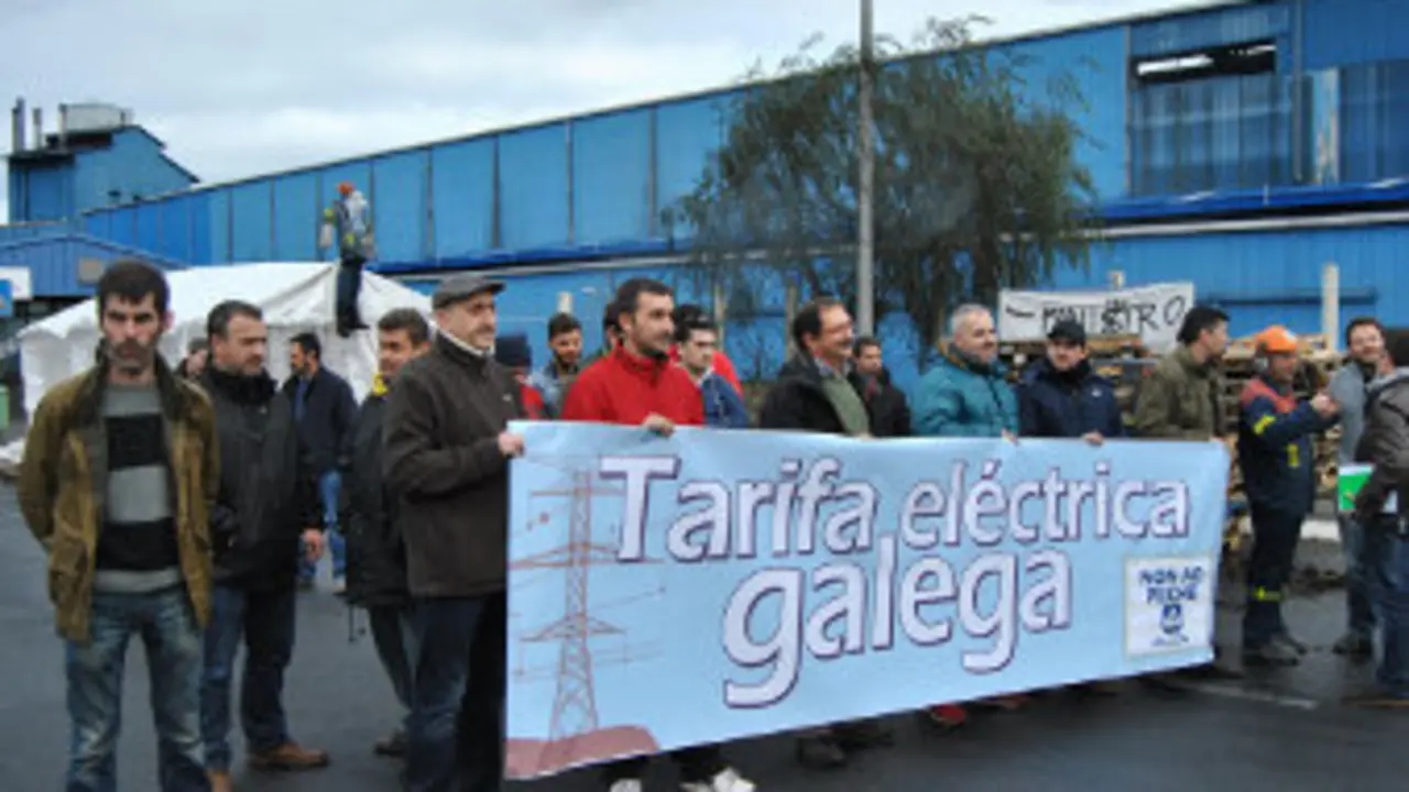 Concentraci&oacute;n pola tarifa el&eacute;ctrica galega 