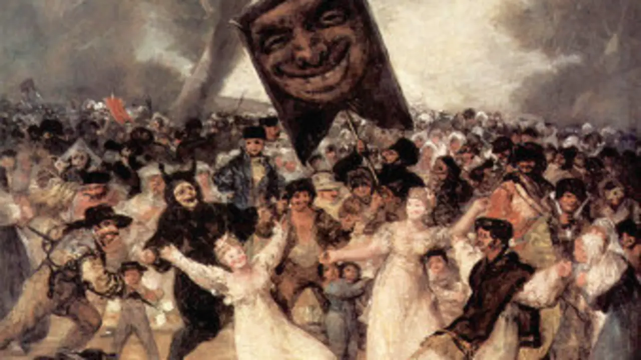 F. Goya. Enterro da sardi&ntilde;a