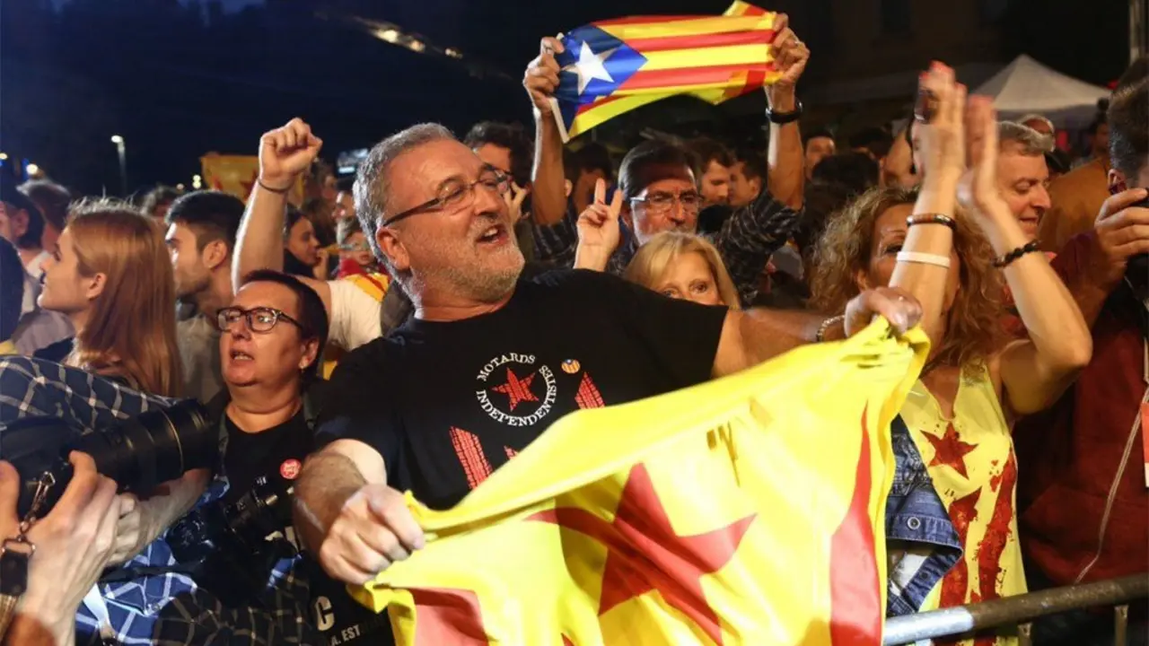 Noite eleitoral. Elecci&oacute;ns Catalunhya.