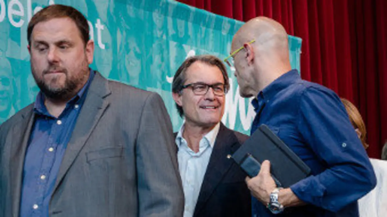 Junqueras, Mas e Romeva