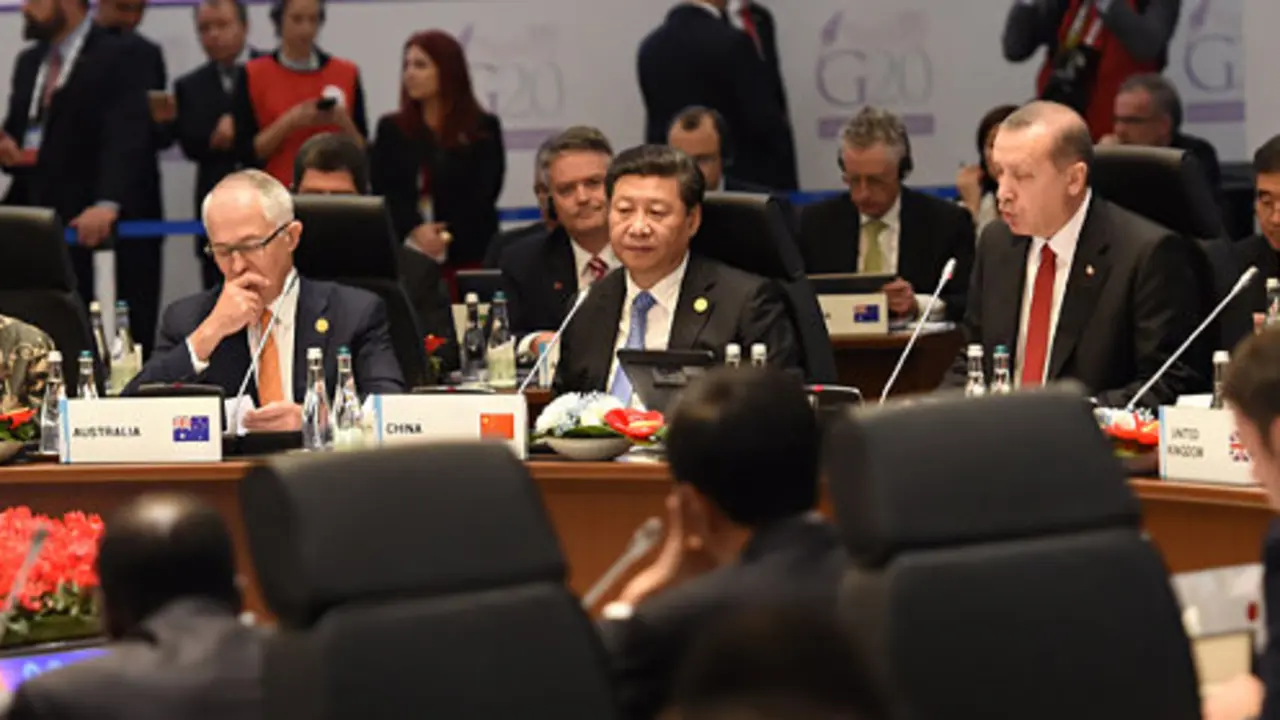 Imaxe de arquivo dunha reuni&oacute;n do G20 na China (Foto: G20).