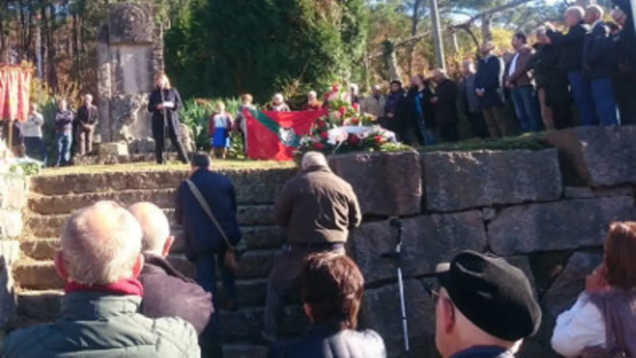Homenaxe aos M&aacute;rtires de Sobredo en 2017. (Foto: N&oacute;s Diario)