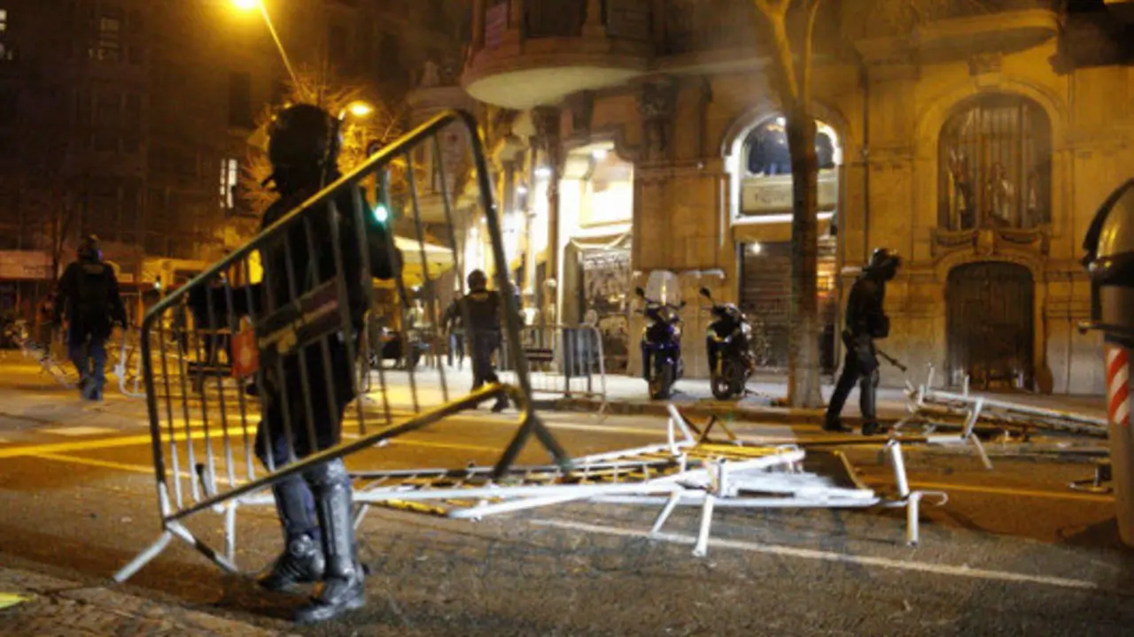 barcelona incidenets manifestaci&oacute;n imaxe @naciodigital