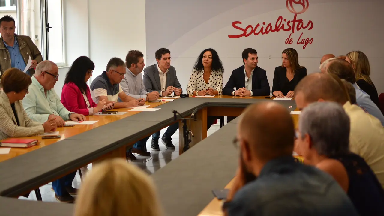 Gonzalo Caballero na Executiva do PSdeG en Lugo