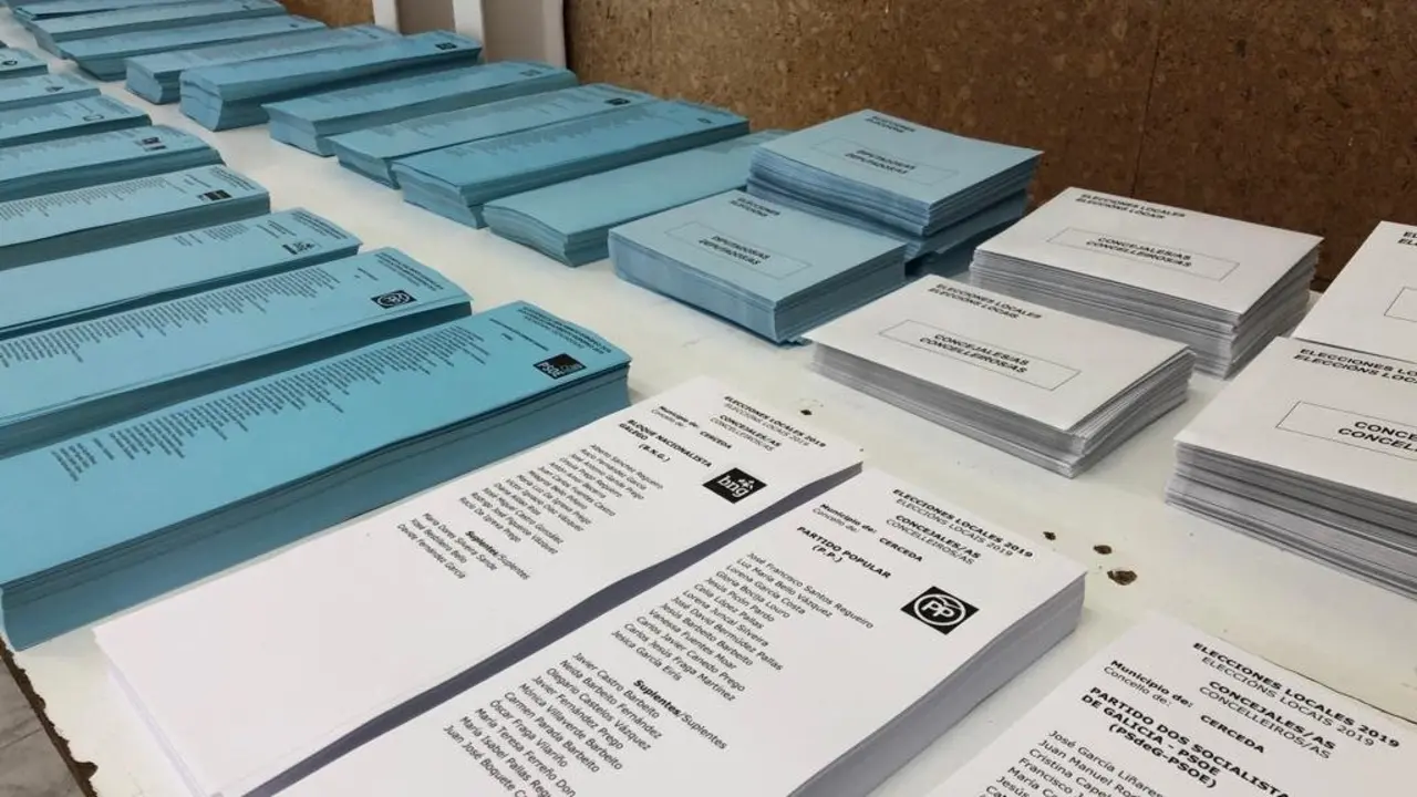 [Imaxe: Distrito Xermar] Colexio electoral en Cerceda