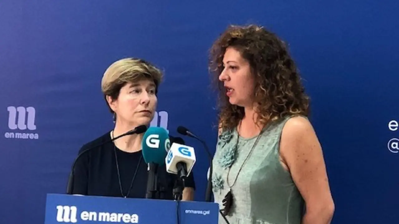 Candedo e Seixas na rolda de prensa de presentación do Plenario