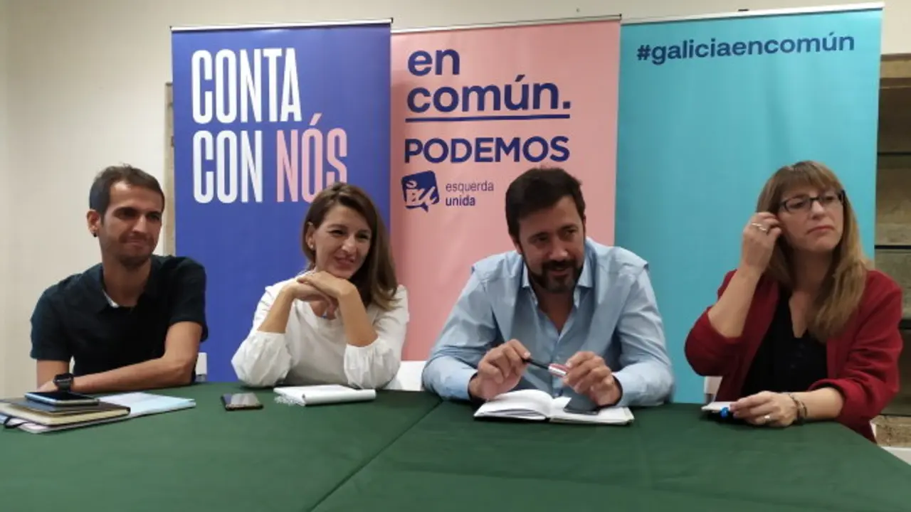 Rolda de prensa de Galicia En Com&uacute;n en Compostela