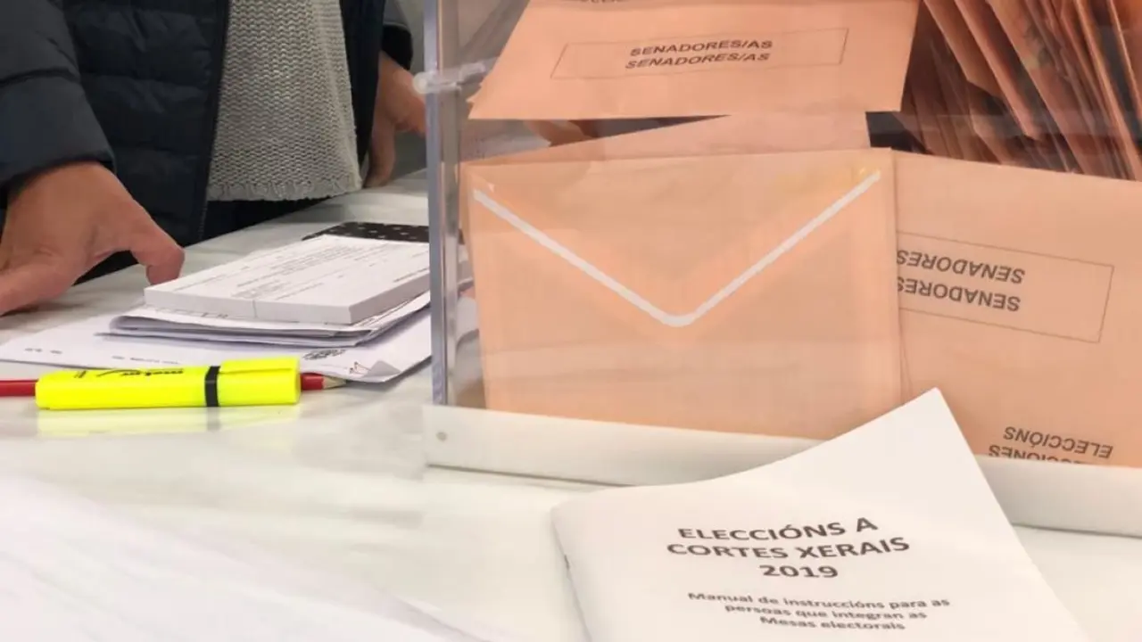 Colexio electoral en Cerceda (SG)