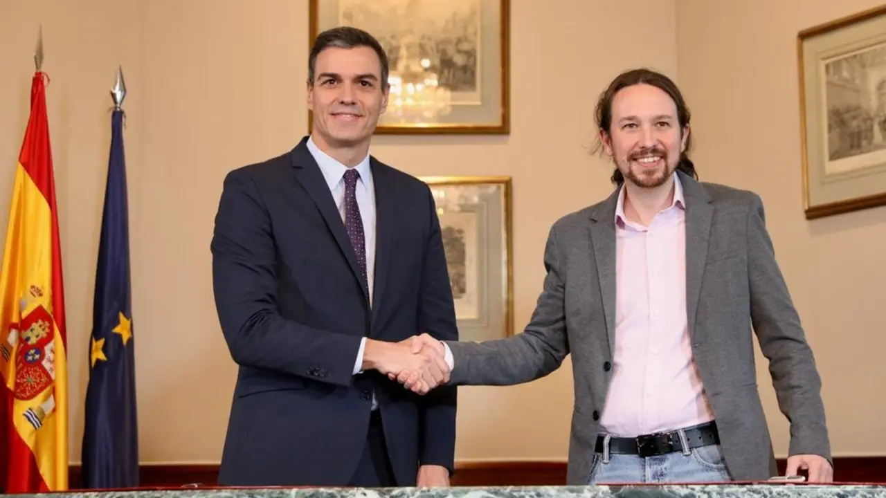 psoe unidas podemos pedro s&aacute;nchez pablo iglesias