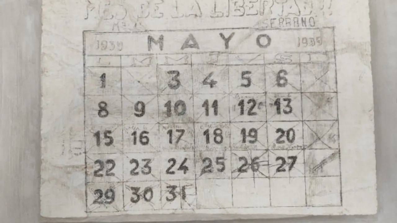 Calendario presos Guerra Civil mosteiro Oia