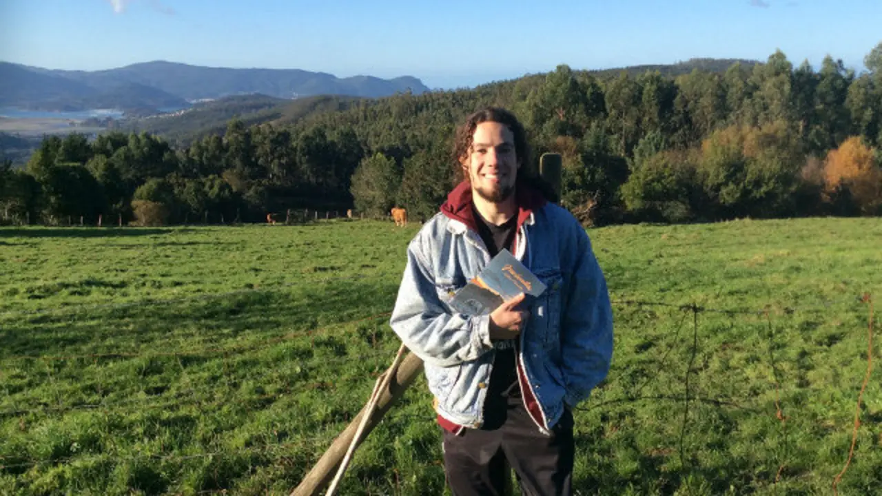Cristian F. Caruncho en Couzadoiro (Ortigueira)