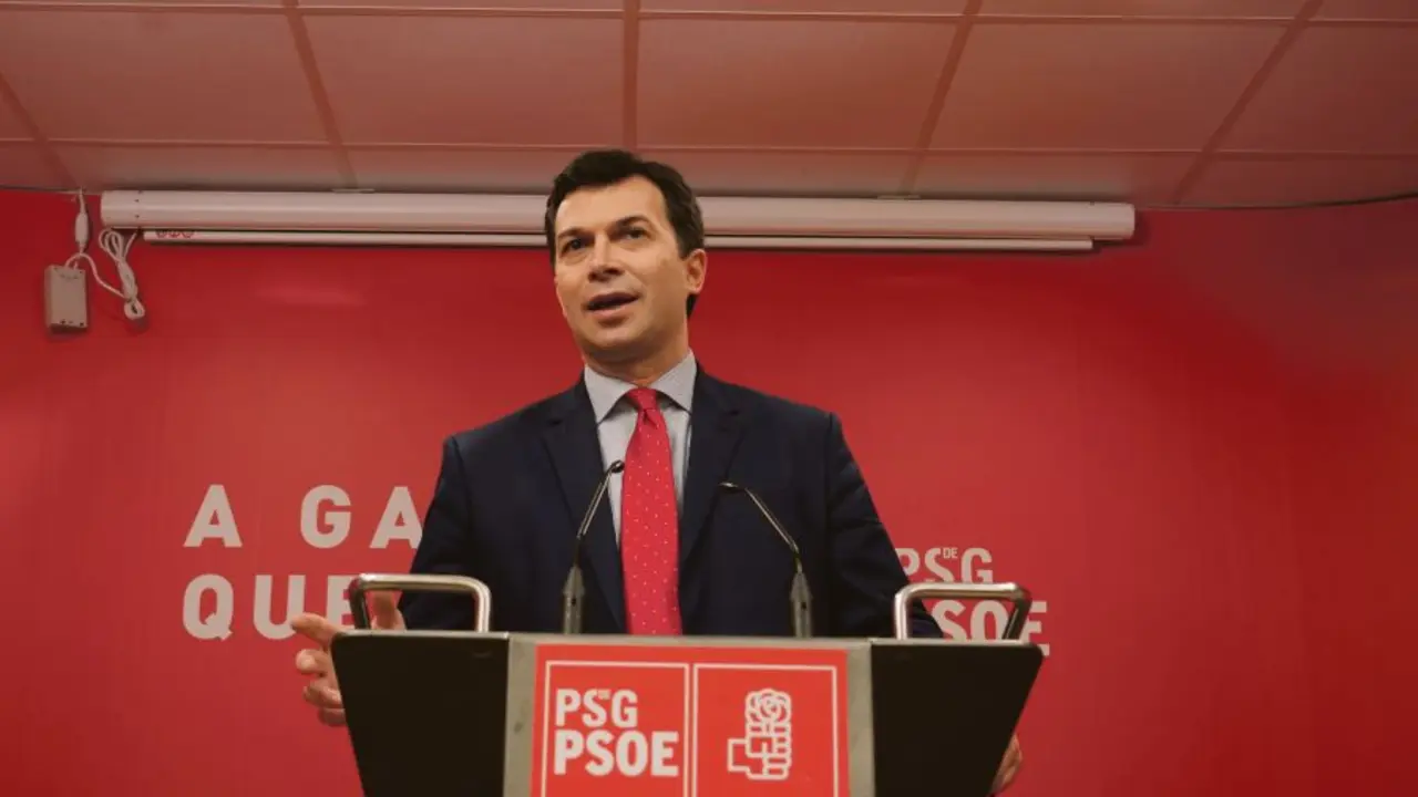 O candidato dos socialistas galegos, Gonzalo Caballero (Arxina). 