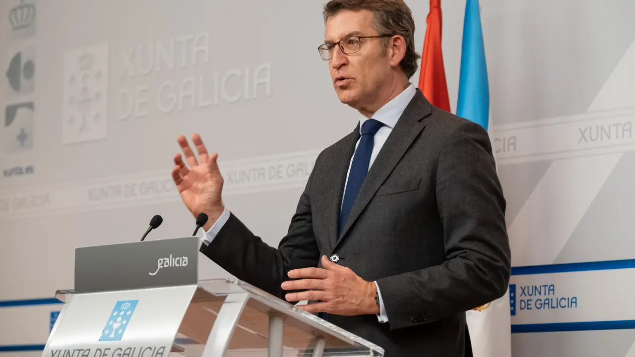 O presidente galego, Alberto N&uacute;&ntilde;ez Feixoo (Xunta).