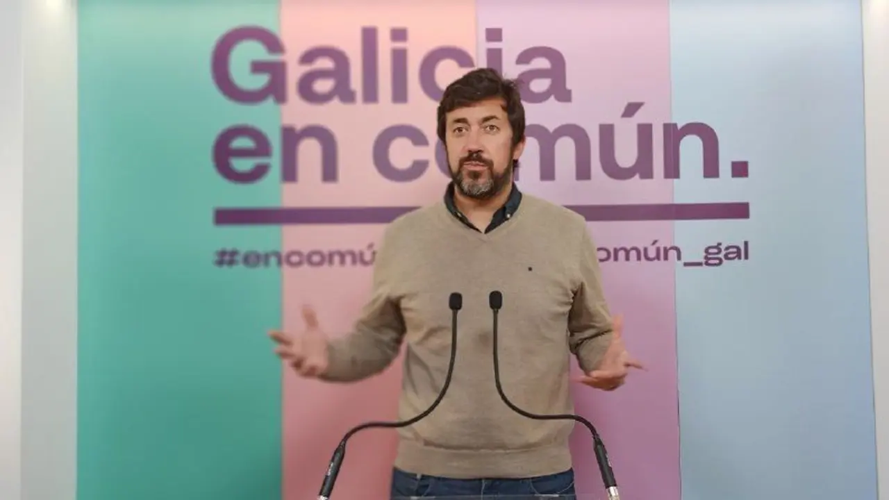 O portavoz de Galicia En Com&uacute;n, Ant&oacute;n G&oacute;mez-Reino (Imaxe: N&oacute;s Diario)