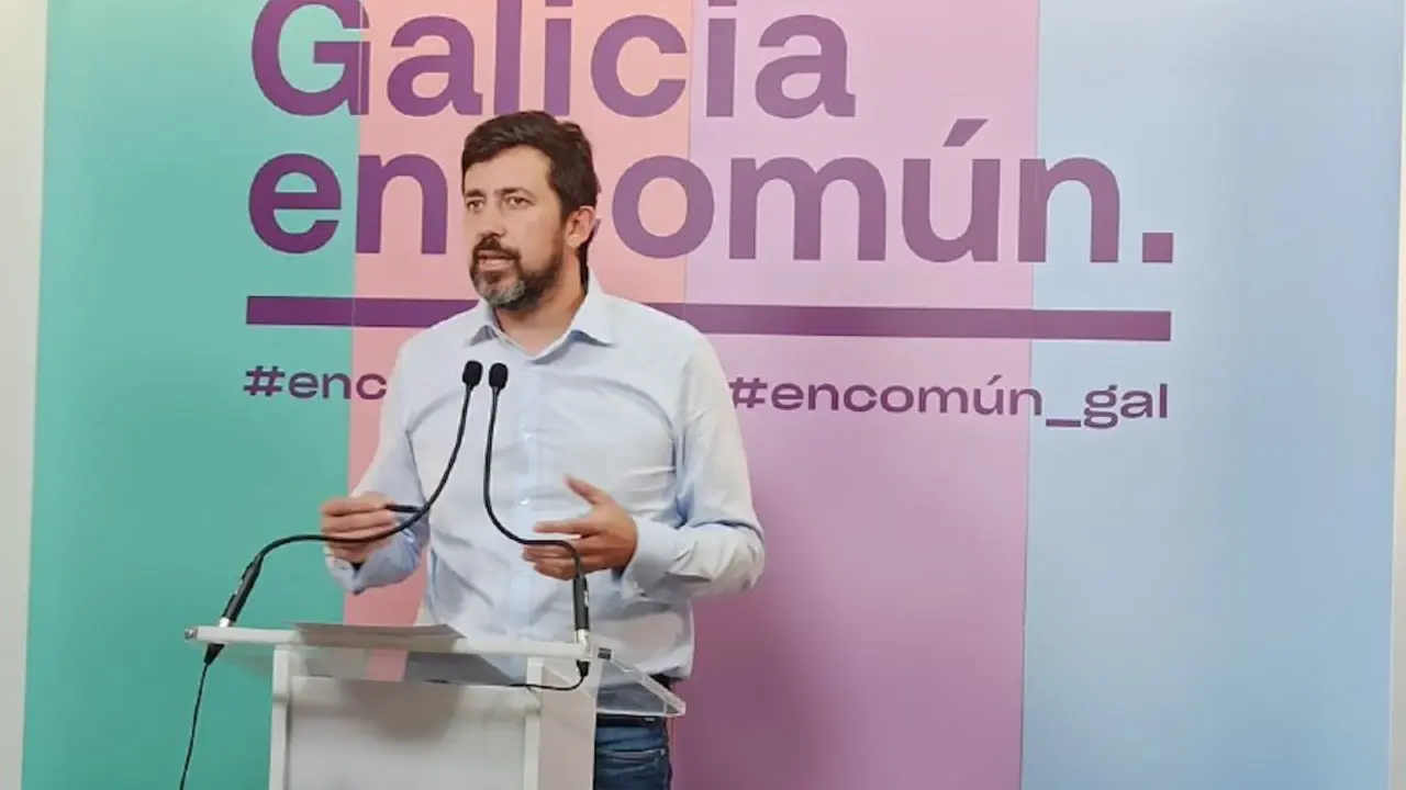 Ant&oacute;n G&oacute;mez-Reino esta segunda feira (Galicia en Com&uacute;n).