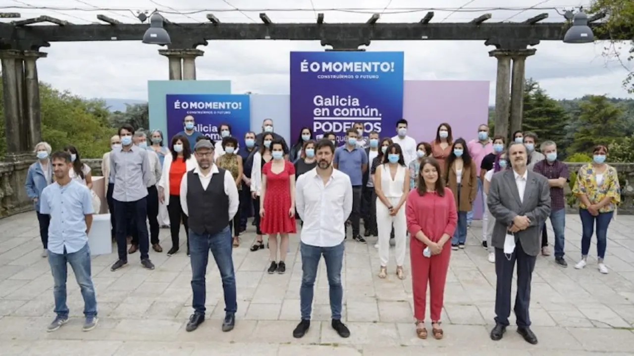 Presentaci&oacute;n da candidatura de Galicia en Com&uacute;n-Anova Mareas en Compostela (N&oacute;s Diario).