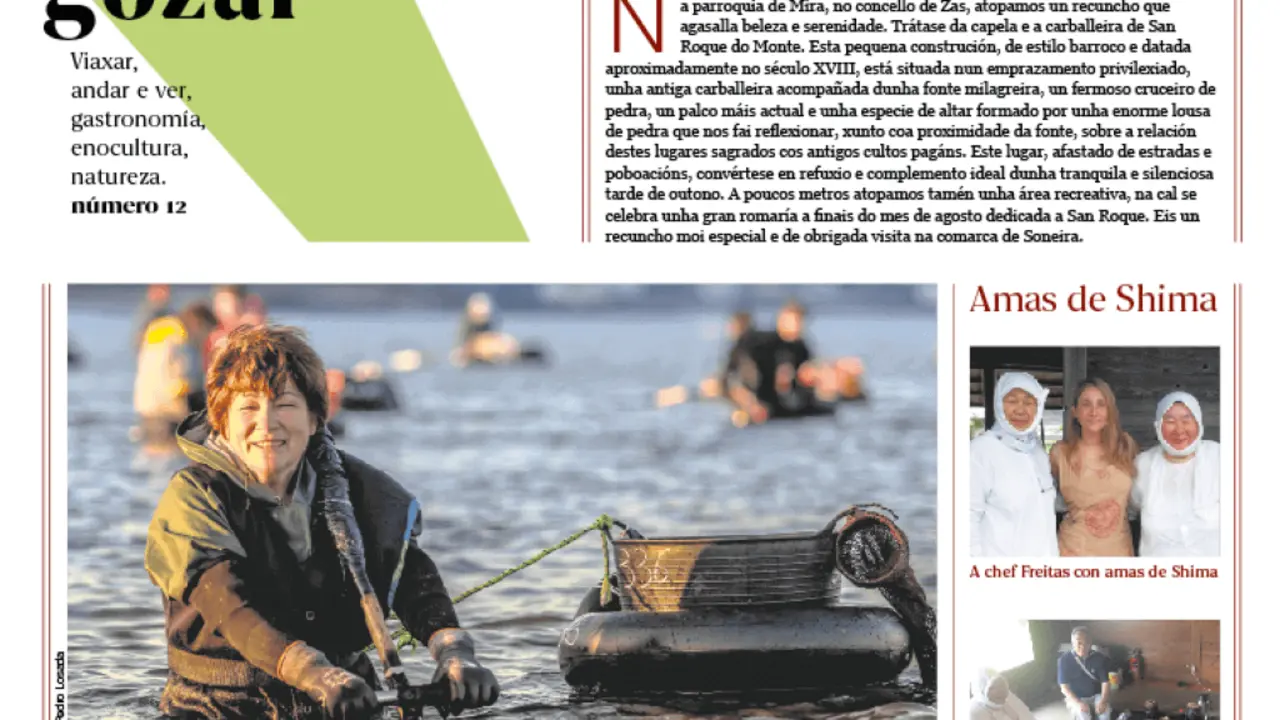 Capa do suplemento 'Gozar' deste 24 de outubro.