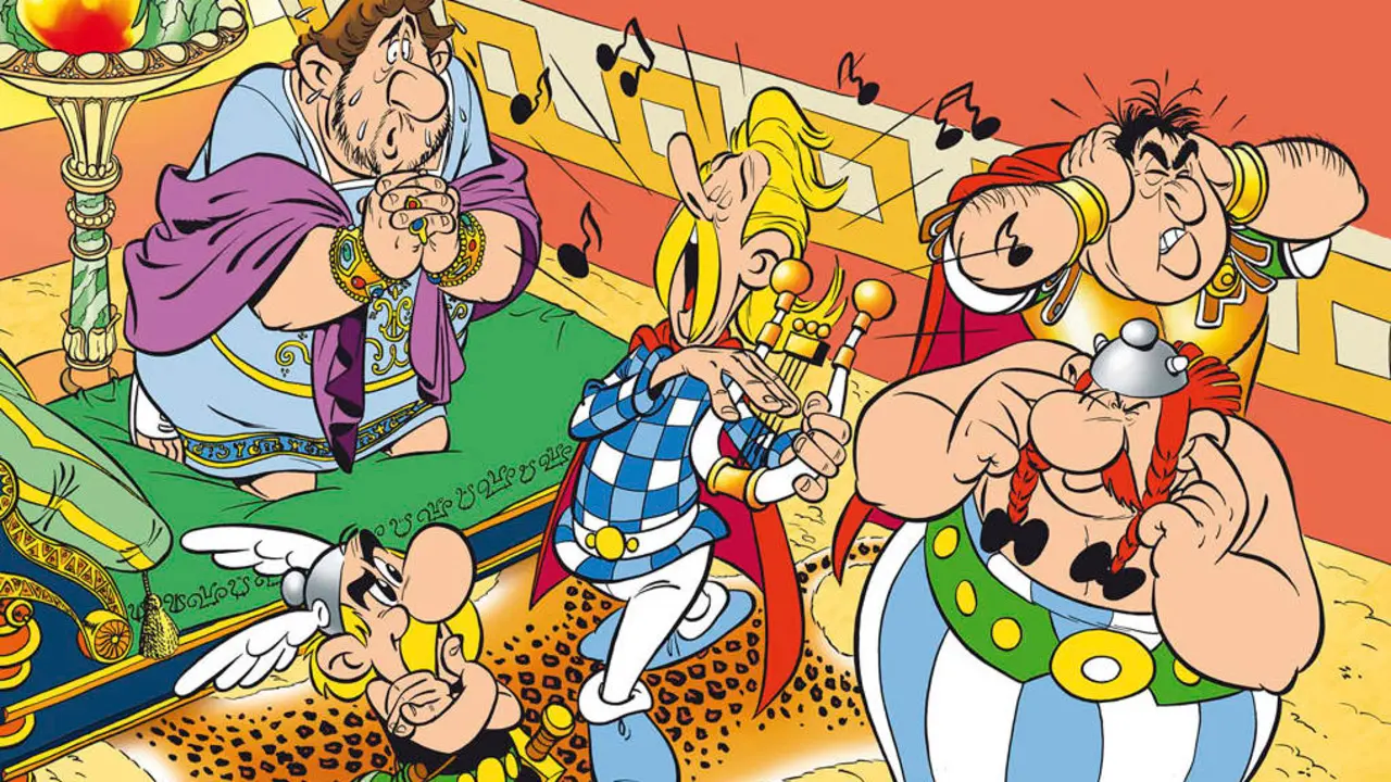 O menhir de ouro astirix e obelix