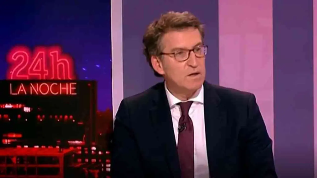 Feixoo, durante a entrevista en RTVE.